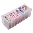 thumbnail image 1 of 6/7/11 Grids Foldable Underwear Socks Organizer With Dividers Storage Box Breathable Separation Wardrobe Storage Organizers, 1 of 5