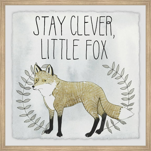 Marmont Hill Forest Friends Ii Framed Wall Art, 12.00" x 1.50"