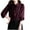 Wine, variant on JGGSPWM Women Spring Autumn Fashion Scarf Collar Long Sleeve Solid Color Style Tops Red 3XL