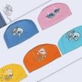 thumbnail image 3 of Swim Cap Does Not Strangle The Head Of Boys And Girls, Cartoon Pattern Sun Protectionpink, 3 of 3