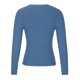 thumbnail image 5 of Moda de mujer Otoño e Invierno Casual Cremallera Cuello redondo Manga larga Color sólido Suéter Tops Blusa Pompotops  hdfakjf10718, 5 of 8