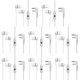 thumbnail image 1 of DQrwqpou Auricular Dual 2 Pines Con Micrófono PTT para Radio Walkie Talkie para, 1 of 8