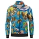 thumbnail image 3 of Chaqueta de helado para hombre, abrigo con estampado de cremallera de manga larga para primavera y otoño, ropa informal con bolsillo para mujer, prendas de vestir exteriores de moda, chaquetas de bomb, 3 of 5