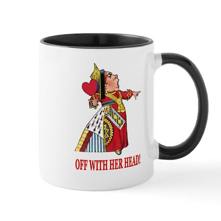 

CafePress - The Queen Of Hearts Mug - 11 oz Ceramic Mug - Novelty Coffee Tea Cup