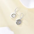 thumbnail image 5 of June Birthstone Earrings 925 Sterling Silver Birthstone Dangle Earrings Sun Moon Jewelry Gifts for Women, 5 of 6