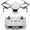 White, variant on DJI Avata 360 FPV Drone, with 1-Inch Sensor, 8K 360° Video