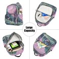 thumbnail image 5 of FORMRS Mini Backpack Purse for Women Travel Daypack Casual Shoulder Bag, Green Night Deer, 5 of 7