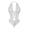 thumbnail image 2 of WCJM Women's nylon suit Blue Women'S Suspenders Similar To Sexy Underwear Home Pajamas Two Piece Lace Suspenders Home Clothes Suit satin satin, 2 of 3