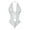 White, variant on Ropa Interior Mujer New Plus Size Lace Jumpsuit Pajamas Pajama Set for Women 1 PC
