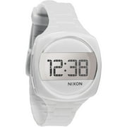 Angle View: Nixon Men's Dash A168100 White Silicone Quartz Fashion Watch