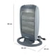 thumbnail image 3 of Calefactor Macon calentador Electrico Oscilatorio cuarzo LQ12W 3 niveles, 3 of 3
