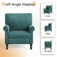 thumbnail image 4 of YOUDENOVA Modern Accent Armchair set of 2, with tufted buttons & riveted trim,for living room,bedroom,office,Gem Green, 4 of 7