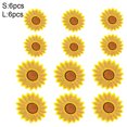 thumbnail image 1 of de parches bordados de lentejuelas de girasol accesorios de insignia florales brillantes para planchar 12 Piezas, 1 of 6