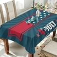thumbnail image 4 of Coolnut Independence Day Rectangle Tablecloth Spill-Proof Polyester Table Cloth Table Cover for Kitchen Dining Picnic Holiday Party Decoration,60"x90", 4 of 7