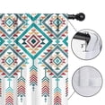 thumbnail image 4 of Blackout Kids Curtains,Multicolor Ethnic Geometric Border Pattern Childrens Insulated Curtains Set Of 2,Bedroom Essentials,Toddler Room Decor 52x63in(132x160cm), 4 of 5