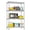 Chrome, variant on M MZG 5-Tier Heavy Duty Metal Storage Shelving Unit (Chrome, 17.7" D x 47.2" W x 72.3" H, 1750 lbs Capacity), Adjustable Steel Wire Rack Shelf Organizer for Garage, Kitchen, Pantry, Basement, Laundry