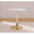 thumbnail image 3 of Pemberly Row Modern / Contemporary Gold Counter Height Table, 3 of 3