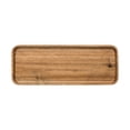 thumbnail image 2 of Platos Rústicos perfecl para servir de madera color de madera rectangular, 2 of 7