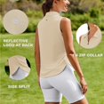 thumbnail image 4 of Pinspark Golf Top for Women UPF 50+ Tennis Shirt with Collar Lightweight Sleeveless Workout T Shirt, 4 of 6