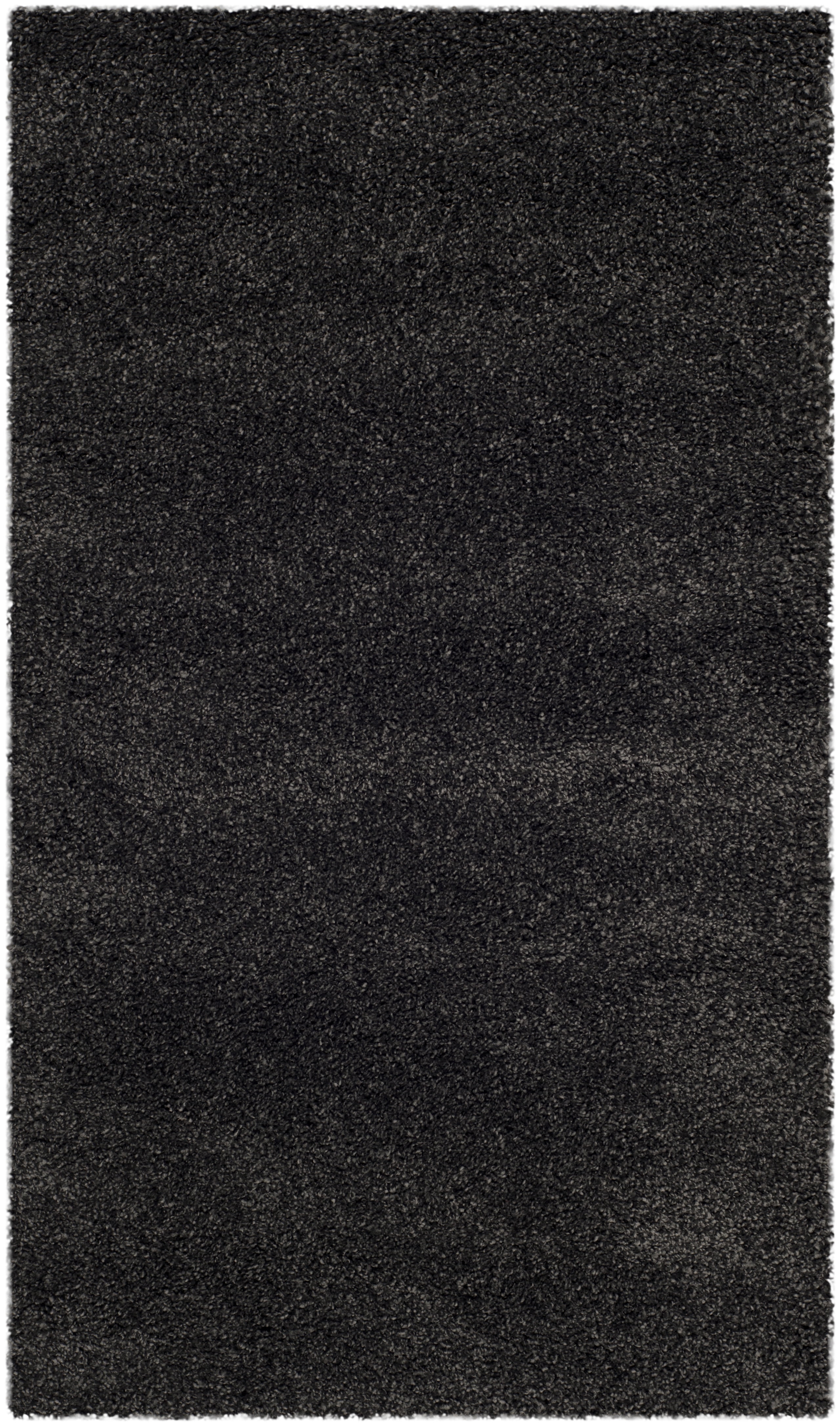 SAFAVIEH Milan Harlow Solid Plush Shag Area Rug, Dark Grey, 2' x 4' - Modern Design, Dark Grey, Non-Shedding & Easy Cleaning, Ultra Plush Thick Pile, Ideal for Living Room, Bedroom, Entryway