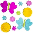 thumbnail image 2 of Northlight 14-Piece Butterflies and Flowers Spring Gel Window Clings, 2 of 6