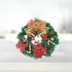 thumbnail image 4 of 18 pulgadas de Navidad artificial Hello Wreath Elegante adorno de pared Decoraciones Hogar Adornos de Halloween de puerta delantera Estilo 2 BLESIY coronas de puertas para el hogar, 4 of 8
