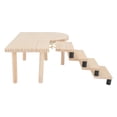 thumbnail image 4 of Hamster Platform, Log Easy To Assemble Hamster Wooden Platform And Stairs Healthy  For Guinea Pigs For Hamsters, 4 of 8