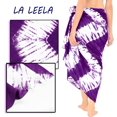 thumbnail image 4 of HAPPY BAY Women's Beachwear Summer Bikini Wraps Sarong Swim Cover up Wrap Skirt Bathing suit Swimwear Swimsuit Beach Coverups for Women One Size Purple, Chevron, 4 of 4