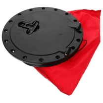 LULULION Marine Hatch Cover 1Pcs Black ABS Waterproof Circular Seal For Kayak Boat Prevent Water Ingress