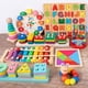 thumbnail image 2 of Juguetes Educativos de madera Montessori para bebés, sonajero, juegos de aprendizaje para niños de 1 a 2 años, juguetes de desarrollo, rompecabezas, 2 of 5