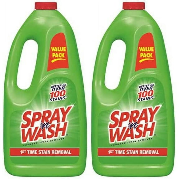 Pre-Treat Laundry Stain Remover Refill, 60 Fl Oz Bottle (Pack Of 2)