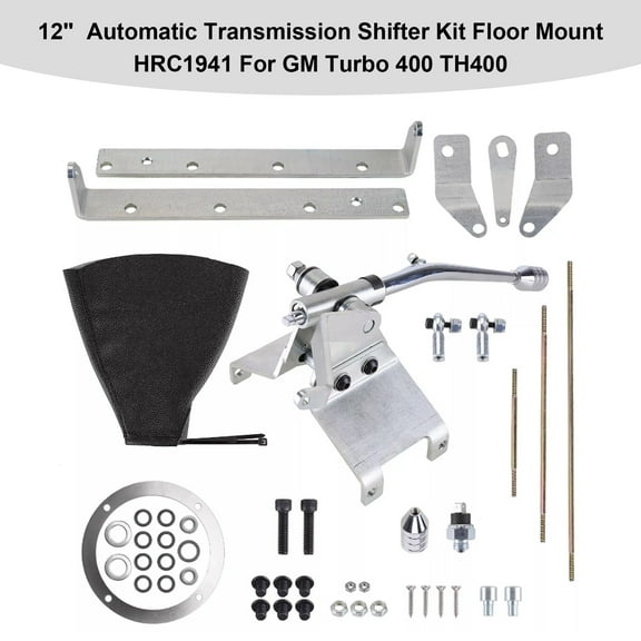 12" Automatic Transmission Shifter Floor Mount HRC1941 For GM Turbo 400 TH400