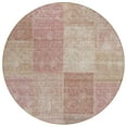 thumbnail image 2 of Addison Rugs Chantille Indoor/Outdoor Transitional Patchwork Blush Washable Round Rug, 8' x 8', 2 of 6