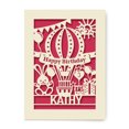 thumbnail image 6 of Personalized Birthday Card,Papercut Rabbit and Balloons,Happy Birthday Greeting Card for Child Kids Son Daughter Niece Nephew, 6 of 6