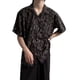 thumbnail image 1 of Camisas con estampado floral de manga corta para hombre Camisas holgadas de manga corta con botones a la moda de verano para viajes diarios, 1 of 8