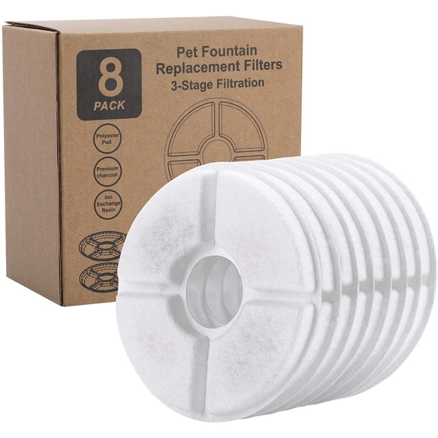 Cat Water Fountain Filter, 8PCS Water Fountain Filters, Cat Water Fountain Filte