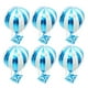 thumbnail image 4 of KAKOWELY 6 globos aerostáticos de aluminio con forma de globo, decoración para fiestas de cumpleaños, baby shower, celebraciones con temática de viajes y decoración de aulas., 4 of 5