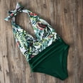thumbnail image 2 of Babysbule Swimsuits for Women Women's Fashion Leaf Print V-neck One Piece Swimsuit Bikini, 2 of 2