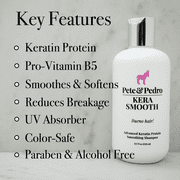 Pete & Pedro KERASMOOTH Advanced Keratin Protein Shampoo, 8.5 oz.