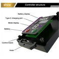thumbnail image 4 of RKSTN Solar Lights Solar LED Curtain Light, 8 Modes,IP68, Clip Type Solar Panel - USB Chargeable + Remote Control (Mode Display/Power Display) Soft Light Strip, Outdoor household supplies, 4 of 7