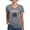 Gray, variant on - IT Response Wheel T Shirt - Women's V-Neck Dark T-Shirt