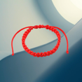 thumbnail image 3 of WANNGWE Chinese Style Red Cat Collar Rope Woven Collar Adjustable Traditional Lucky Bless Kitten Collars with for Pets Puppy Dogs CW910-4739, 3 of 3