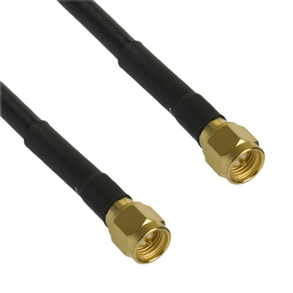 415-0038-012 Cable Assembly Coaxial SMA to SMA RG-58 12.00 (304.80mm) :RoHS