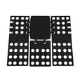thumbnail image 2 of Tablero plegable de tela Soporte de plástico Organzier Herramientas de almacenamiento de ropa Negro, 2 of 2