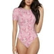 thumbnail image 1 of Balery happy baby axolotls Body de cuello redondo de manga corta para mujer Tops de manga corta Tops básicos-XX-Large, 1 of 7