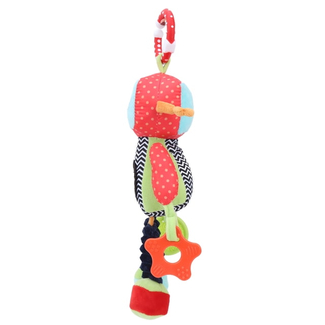 Muñeca colgante del carro, respuesta rápida multifuncional de la muñeca de la felpa del juguete de la muñeca colgante del bebé