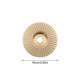 thumbnail image 5 of Reemplazo de disco de molienda de madera, herramienta de pulido profesional, discos abrasivos de carpintero, rueda giratoria de lijado, pieza de Herramientas manuales y eléctricas Dorado Plano 100mm Riwesomey  TO009490-04, 5 of 6