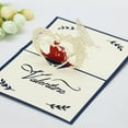 thumbnail image 1 of Aqestyerly Valentine's Day Card Paper Carving Paper Greeting Card Blessing Card, 1 of 2