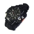 thumbnail image 1 of Yuarrent Reloj de supervivencia, herramientas para acampar, equipo de senderismo, antorcha, mano de obra fina, suministros para exteriores, regalo carpas Negro Yuarrent OD009761-01, 1 of 6