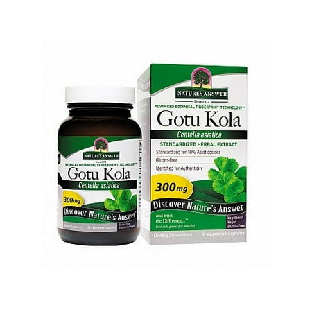 Nature's Answer Gotu Kola 300mg 60 Capsules